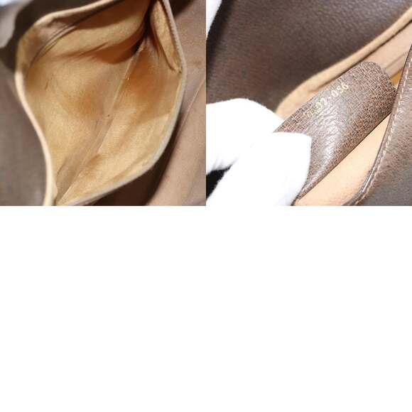 GUCCI GG Supreme Web Sherry Line Shoulder Bag Pvc Leather Beige Red - Picture 13 of 13